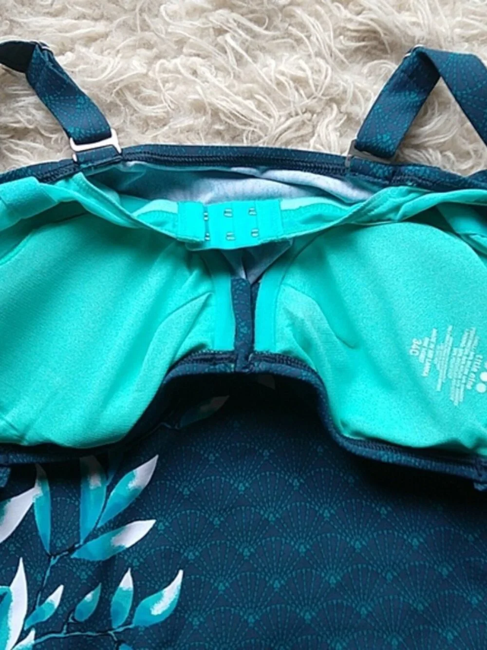 Title nine Bodacious Swim Tankini Bikini Tank Top 34C